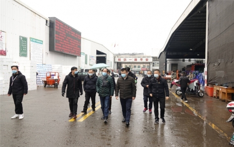 市发改委、、、经开区管委会等上级有关部门辅导带队查抄市场保供工作