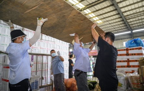 迎考，“蔬菜人”一步一足迹 （蔬菜市场创建持续推动系列）